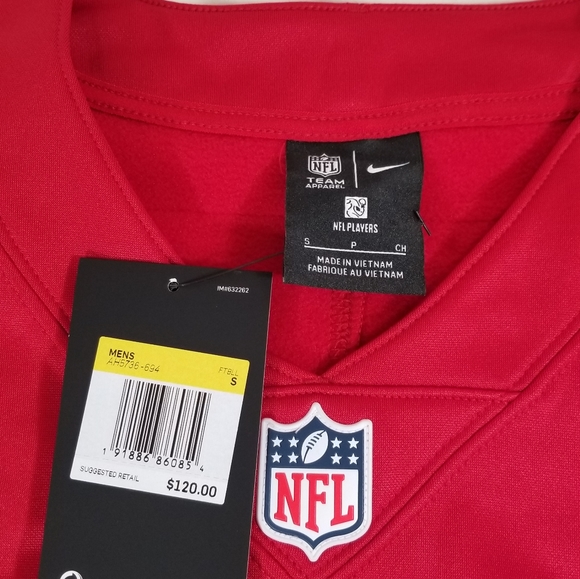 Nike Matt Ryan Long Sleeve Fleece Knit Jersey - Picture 2 of 6
